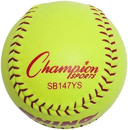 image:imageChampion Sports Softballs  Leather amp Synthetic Options for Practice or Games Multiple SizesSyntex Leather Poly Core Pack of 12