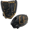 image:imageChampion Sports 14 Physical Ed Glove  Soft Leather Front and Nylon Mesh Back for Comfort Grip  Adjustable Strap with Velcro Closure  Closed Web  Age HSAdult  LeftHanded GloveBlack