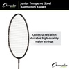 image:imageChampion Sports 26 Twin Shaft Badminton Racket with Nylon Coated Steel Strings24 Single Shaft Racket  Braided Nylon Strings Single