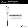 image:imageChampion Sports 26 Twin Shaft Badminton Racket with Nylon Coated Steel Strings26 Single Shaft Racket  Nylon Coated Steel Strings Single