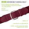 image:imageChampion Sports Baseball amp Softball Belt  Stretch Fit Uniform Belt for Youth amp Adult Players Multiple ColorsCardinal Red