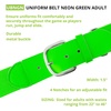 image:imageChampion Sports Baseball amp Softball Belt  Stretch Fit Uniform Belt for Youth amp Adult Players Multiple ColorsNeon Green