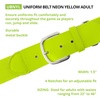 image:imageChampion Sports Baseball amp Softball Belt  Stretch Fit Uniform Belt for Youth amp Adult Players Multiple ColorsNeon Yellow