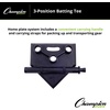 image:imageChampion Sports Deluxe Batting Tee  Mounted on Official Home Plate Adjustable Telescopic Molded Rubber Tee Multiple Style Options  Singles amp Sets Available3 Position