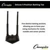 image:imageChampion Sports Deluxe Batting Tee  Mounted on Official Home Plate Adjustable Telescopic Molded Rubber Tee Multiple Style Options  Singles amp Sets AvailableDeluxe 5 Position Batting Tee