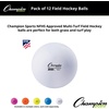 image:imageChampion Sports Field Hockey Balls  NFHS Approved HighVisibility Regulation Balls 12PackWhite Pack of 12