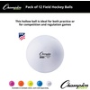image:imageChampion Sports Field Hockey Balls  NFHS Approved HighVisibility Regulation Balls 12PackWhite Pack of 12