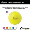 image:imageChampion Sports Field Hockey Balls  NFHS Approved HighVisibility Regulation Balls 12PackYellow Pack of 12