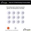 image:imageChampion Sports Field Hockey Practice Balls  12 Pack in Multiple ColorsWhite