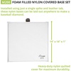 image:imageChampion Sports Foam Filled Nylon Cover Baseball Base Set14 Inch by 14 Inch by 1 Inch
