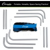image:imageChampion Sports Football Kicking Screen  Powder Coated Steel  Extra Deep Pocket  WhiteBlue