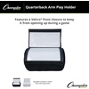 image:imageChampion Sports Football Quarterback Triple Playcard Armband Holder  White and BlackBLACK