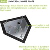 image:imageChampion Sports Home Plates  Durable Molded Rubber BaseballSoftball Home Base with Various Bottom amp Anchor Options InGround Waffle Metal or Hardwood Base Styles AvailableUniversal Home Plate