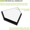 image:imageChampion Sports Home Plates  Durable Molded Rubber BaseballSoftball Home Base with Various Bottom amp Anchor Options InGround Waffle Metal or Hardwood Base Styles AvailablePro BuryAll Home Plate  Waffle Bottom