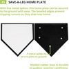 image:imageChampion Sports Home Plates  Durable Molded Rubber BaseballSoftball Home Base with Various Bottom amp Anchor Options InGround Waffle Metal or Hardwood Base Styles AvailableSaveALeg Home Plate