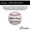 image:imageChampion Sports Leather Baseball Set Dozen Indoor  Outdoor Genuine Leather Official League Baseballs for Practice Training or Real Game  OLB5 Pack of 12