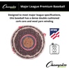image:imageChampion Sports Leather Baseball Set Dozen Indoor  Outdoor Genuine Leather Official League Baseballs for Practice Training or Real Game  OLBPRO Pack of 12