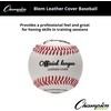image:imageChampion Sports Leather Baseball Set Dozen Indoor  Outdoor Genuine Leather Official League Baseballs for Practice Training or Real Game  OLBXX Pack of 12