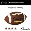 image:imageChampion Sports Pro amp Composite Series Footballs  WaterResistant Composite IndoorOutdoor OfficialPee Wee SizesJunior