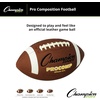 image:imageChampion Sports Pro amp Composite Series Footballs  WaterResistant Composite IndoorOutdoor OfficialPee Wee SizesOfficial