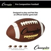 image:imageChampion Sports Pro amp Composite Series Footballs  WaterResistant Composite IndoorOutdoor OfficialPee Wee SizesPee Wee