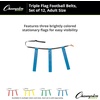 image:imageChampion Sports Quick Release Flag Football Set  Durable Belt 3 Detachable Flags amp Adjustable Fit 2550Blue Flags