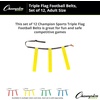 image:imageChampion Sports Quick Release Flag Football Set  Durable Belt 3 Detachable Flags amp Adjustable Fit 2550Yellow Flags