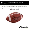 image:imageChampion Sports Rubber Football  Durable AllWeather Ball for Pee Wee to Official Sizes Indoor amp Outdoor PlayJunior Size Ages 1012