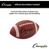 image:imageChampion Sports Rubber Football  Durable AllWeather Ball for Pee Wee to Official Sizes Indoor amp Outdoor PlayOfficial Size Ages 14