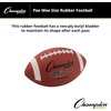 image:imageChampion Sports Rubber Football  Durable AllWeather Ball for Pee Wee to Official Sizes Indoor amp Outdoor PlayPee Wee Size Ages Up to 9