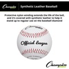 image:imageChampion Sports Syntex Leather Baseball Set Dozen IndoorOutdoor Syntex Leather Official League Baseballs for Practice Training or Real Game  Pack of 12