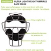image:imageChampion Sports Ultra Lightweight Umpire Face Mask  Baseball amp Softball Umpire Equipment Steel Frame Leather PaddingAdult DryTekSilver