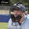 image:imageChampion Sports Ultra Lightweight Umpire Face Mask  Baseball amp Softball Umpire Equipment Steel Frame Leather PaddingAdult DryTekSilver