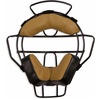 image:imageChampion Sports Ultra Lightweight Umpire Face Mask  Baseball amp Softball Umpire Equipment Steel Frame Leather PaddingAdult EverClean Black
