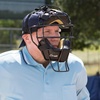 image:imageChampion Sports Ultra Lightweight Umpire Face Mask  Baseball amp Softball Umpire Equipment Steel Frame Leather PaddingAdult EverClean Black