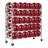 image:imageChampion Sports Heavy Duty Steel Football Helmet Cart with Swivel Casters  Holds Up to 60 Helmets