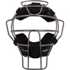 image:imageChampion Sports Ultra Lightweight Umpire Face Mask  Baseball amp Softball Umpire Equipment Steel Frame Leather PaddingAdult DryTekSilver