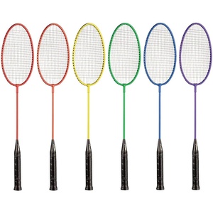 image:imageChampion Sports 26 Twin Shaft Badminton Racket with Nylon Coated Steel Strings26 Single Shaft Racket  Nylon Coated Steel Strings Set of 6
