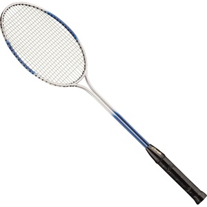 image:imageChampion Sports 26 Twin Shaft Badminton Racket with Nylon Coated Steel StringsSilverBlue 26 Twin Shaft Racket  Nylon Strings Single