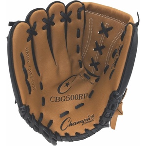 image:imageChampion Sports Catchers Mitt  Synthetic Leather  Deep Pocket and Scoop Toe Design  Adjustable Wrist Strap Closure  Youth Size 32  Regular Fit