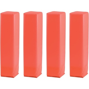 image:imageChampion Sports Football Field Pylon Set of 4 Hi Vis Orange 4x18 MarkersDurable VinylNylon amp Poly Foam CoreWeighted Base
