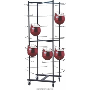 image:imageChampion Sports Heavy Duty Rolling Football Helmet Rack with Swivel Casters
