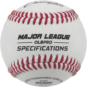 image:imageChampion Sports Leather Baseball Set Dozen Indoor  Outdoor Genuine Leather Official League Baseballs for Practice Training or Real Game  OLBPRO Pack of 12