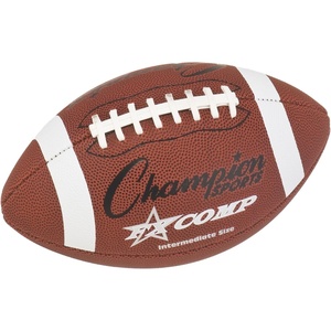 image:imageChampion Sports Pro amp Composite Series Footballs  WaterResistant Composite IndoorOutdoor OfficialPee Wee SizesIntermediate