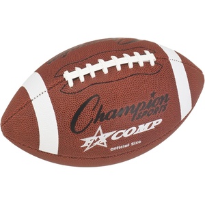 image:imageChampion Sports Pro amp Composite Series Footballs  WaterResistant Composite IndoorOutdoor OfficialPee Wee SizesOfficial