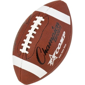 image:imageChampion Sports Pro amp Composite Series Footballs  WaterResistant Composite IndoorOutdoor OfficialPee Wee SizesPee Wee