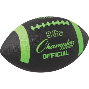 image:imageChampion Sports Weighted FootballBlackNeon