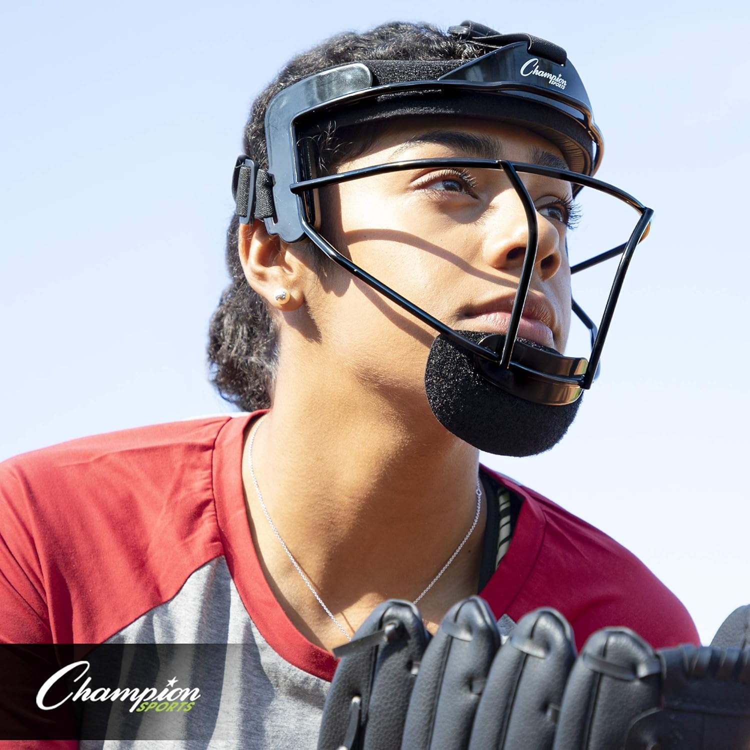 image:imageChampion Sports Steel Softball Face Mask  Durable Fielders Mask for Youth amp Adults Multiple Colors for Practice amp GamesPink