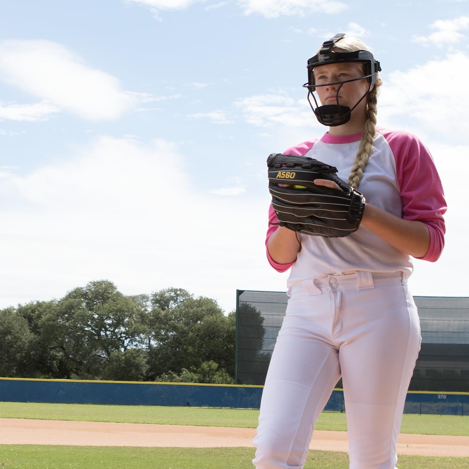image:imageChampion Sports Steel Softball Face Mask  Durable Fielders Mask for Youth amp Adults Multiple Colors for Practice amp GamesPink