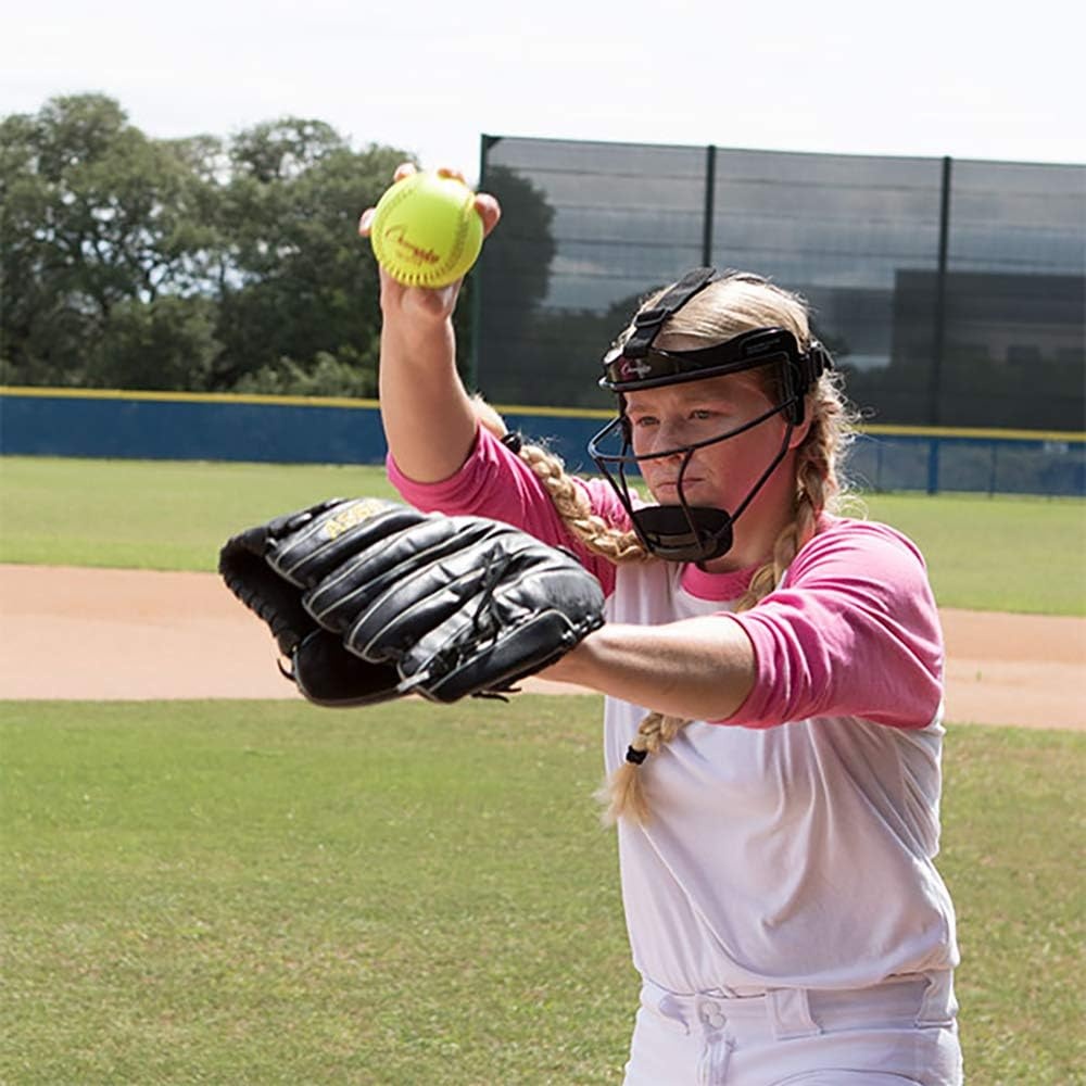 image:imageChampion Sports Steel Softball Face Mask  Durable Fielders Mask for Youth amp Adults Multiple Colors for Practice amp GamesRed